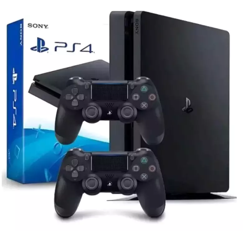 ps4 slim 1 tb с коробкой и документами и со всей комплектацией