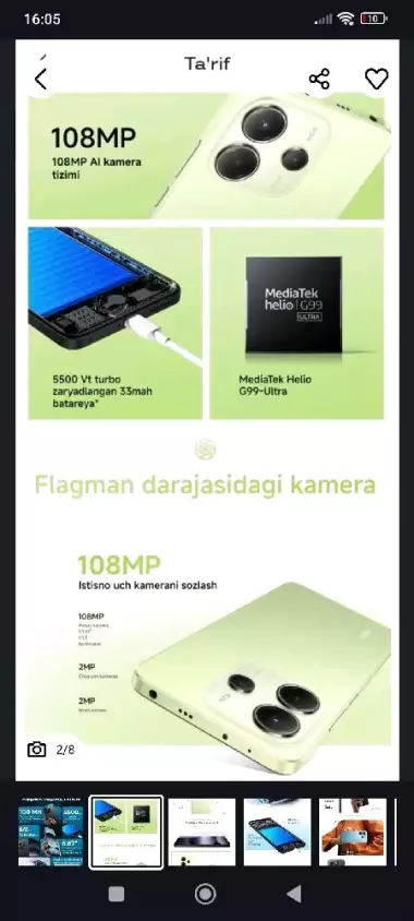 3 kun boʻldi sovgʻaga Kelibdi Redmi Note 14 6/128