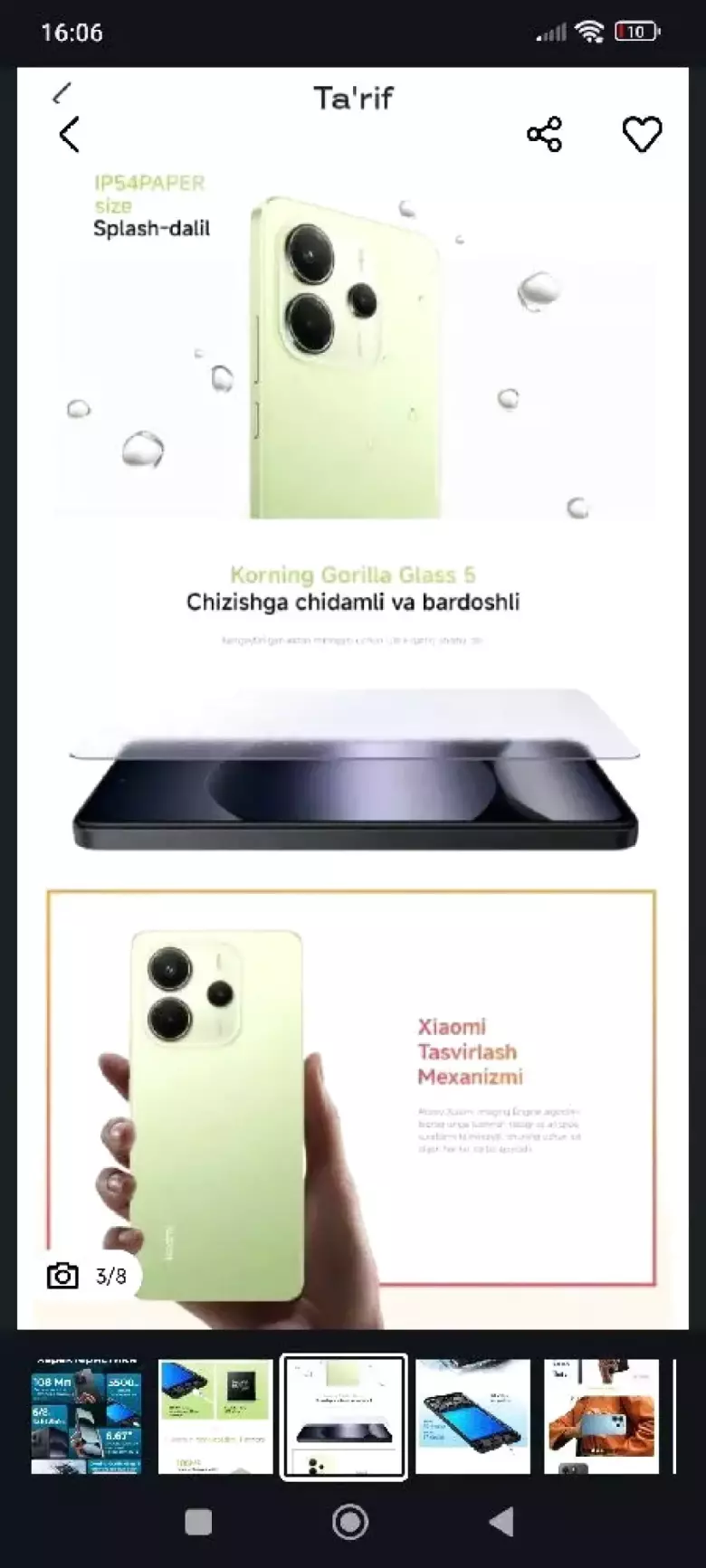 3 kun boʻldi sovgʻaga Kelibdi Redmi Note 14 6/128