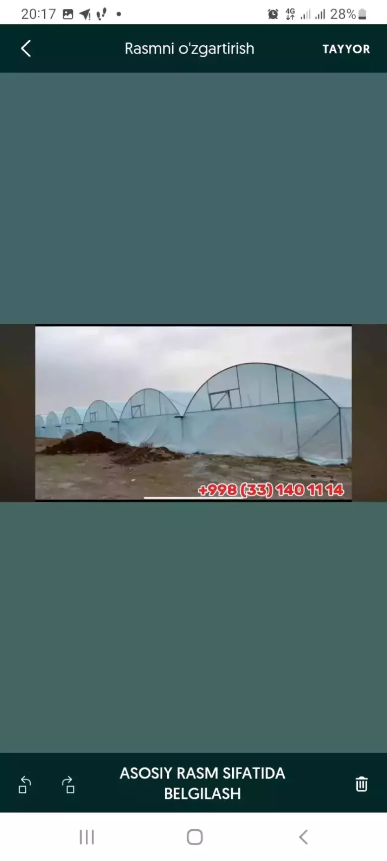Tayyor Mol Bozori Sotiladi