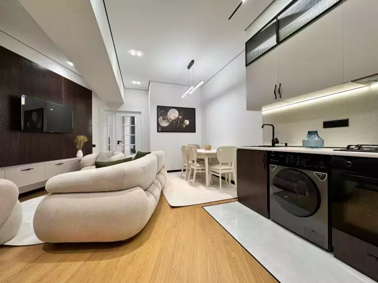 Новостройка ЖК New Life Yashnabad. 2-х комнатная 60м2 Hi-Tech Ремонт