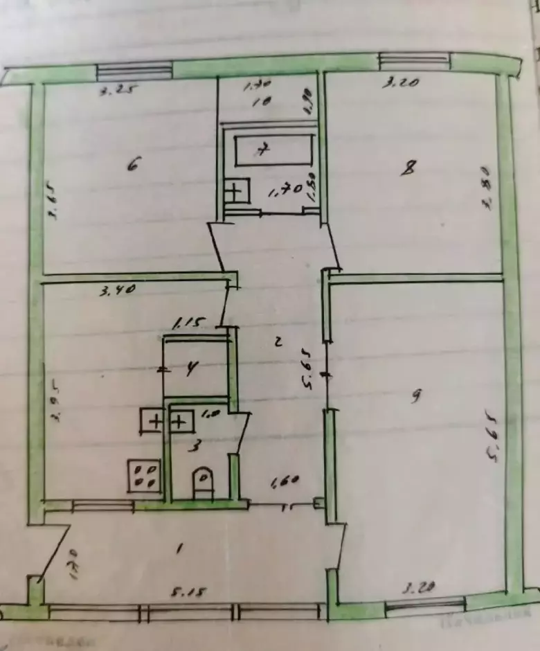 ИПОТЕКА | ПРОДАЁТСЯ Алмазарский район, Ц-22, Карасарай, 3-комнатная квартира
