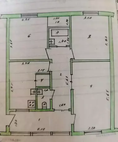 ИПОТЕКА | ПРОДАЁТСЯ Алмазарский район, Ц-22, Карасарай, 3-комнатная квартира