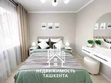 Продаётся 3-комнатная в махалле Олмос