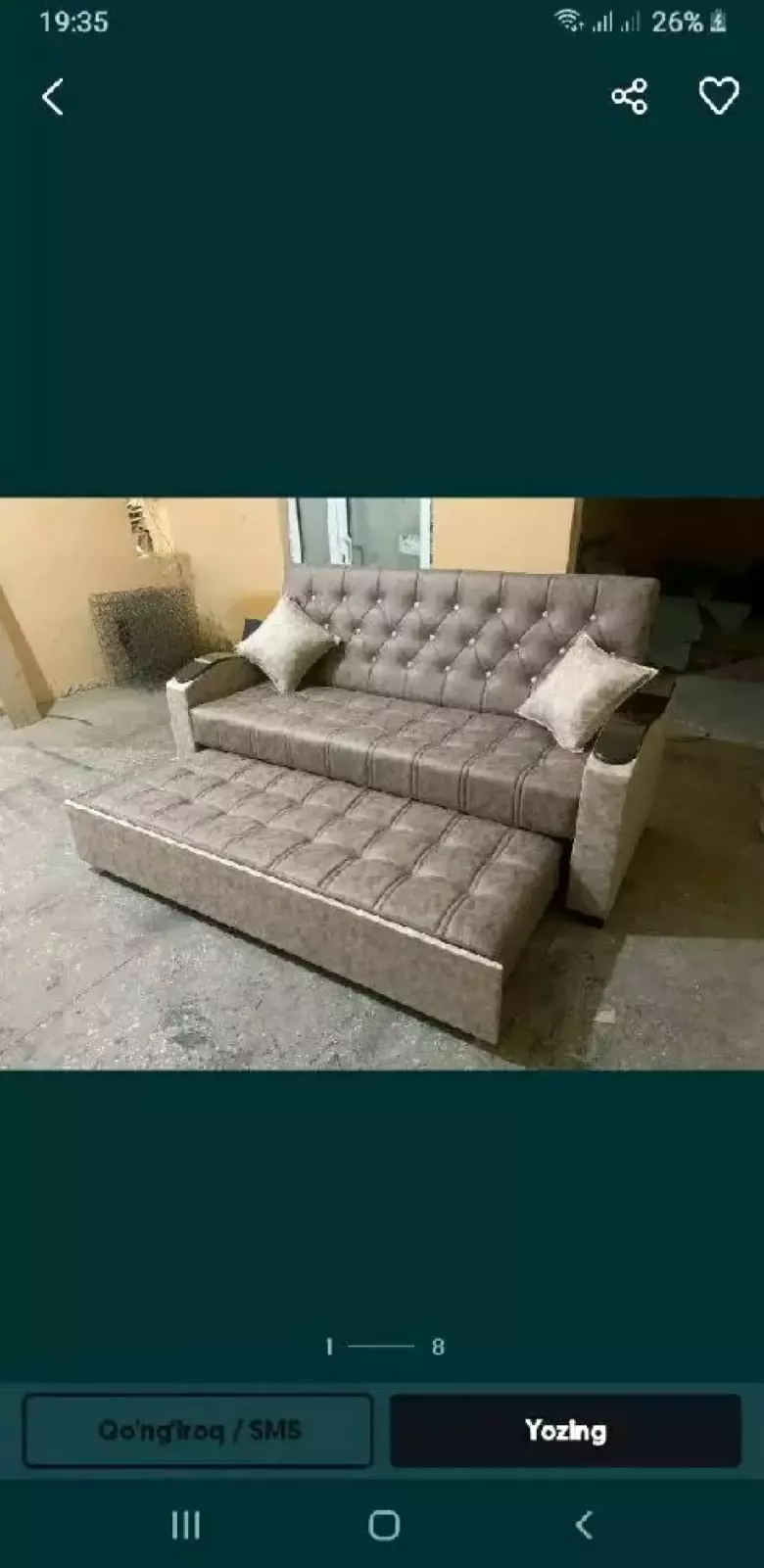 Sifatli Yumshoq mebellar