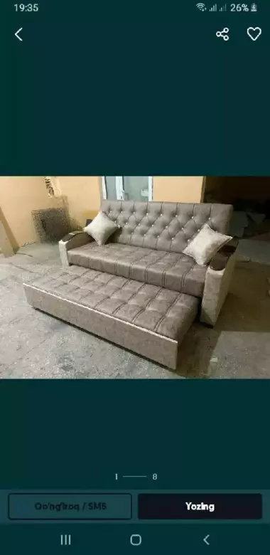 Sifatli Yumshoq mebellar