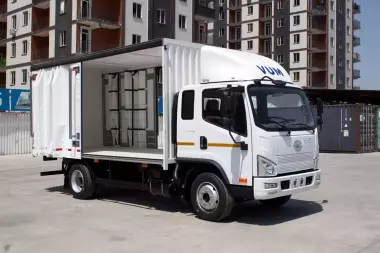 Автофургон шторно-тентовый FAW Tiger V 7 т дизель
