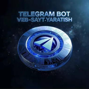 Telegram bot + Veb-sayt yaratish | 7 kunda tayyor | 1.5 mln dan