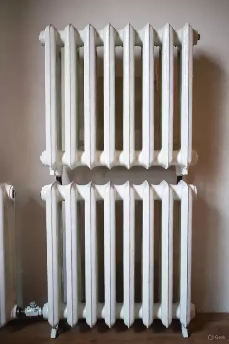 батареи чугунные 2шт по 8регистров