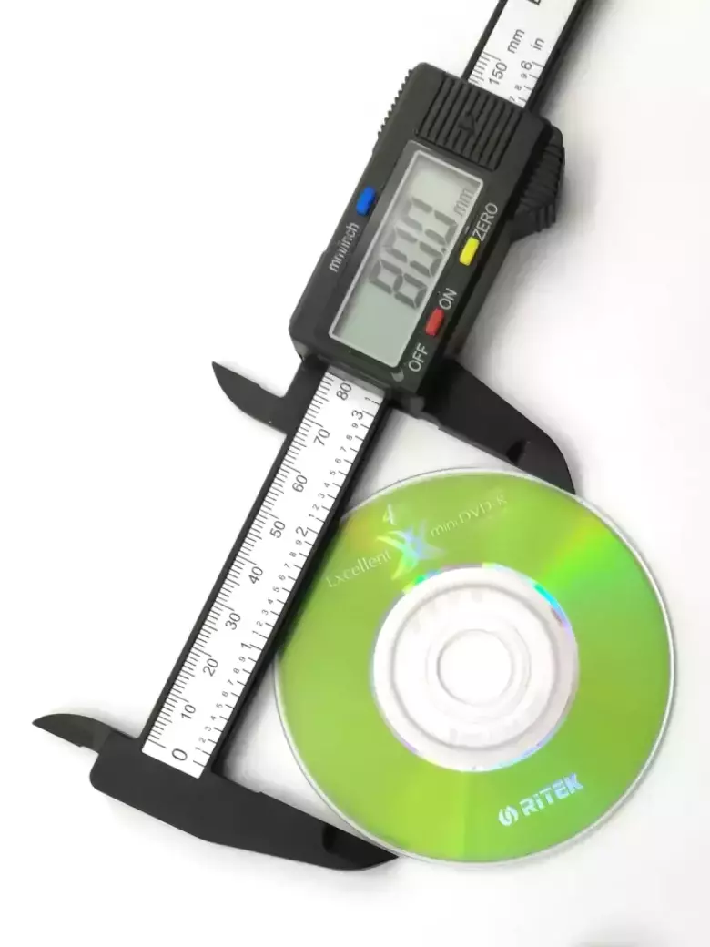 Диск mini DVD-R, диаметр 8 см, Болванка 1.4GB, 4x.printable