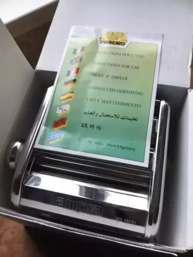 Ручная лапшарезка-тесторакатка Marcato-Ampia 150, Made in Italy,