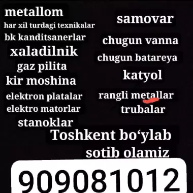 Eski-tuski mebel texnika sotib olaman