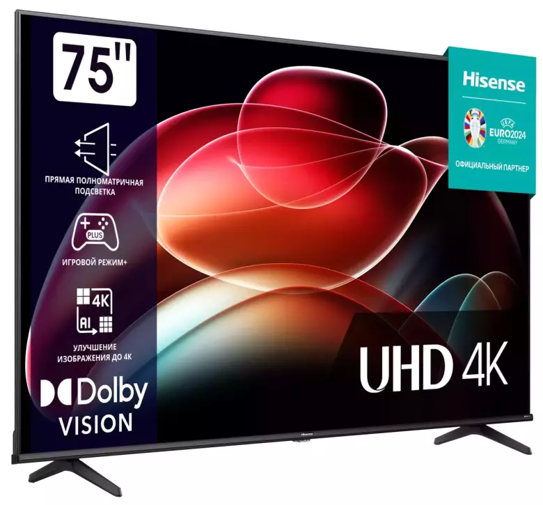Телевизор Hisense 75A6K 4K UHD Smart TV