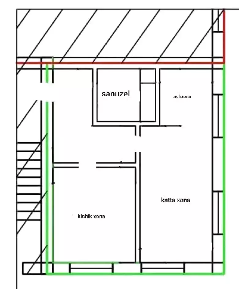2 xonali uy sotiladi