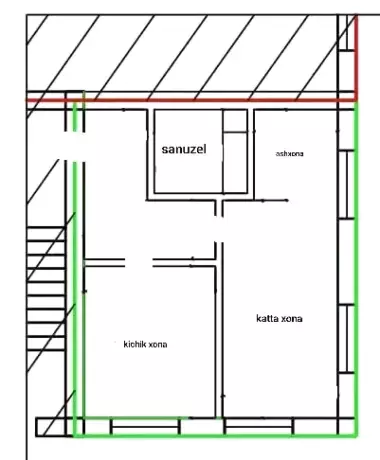 2 xonali uy sotiladi