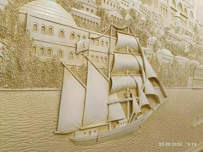 Барельеф, скульптура, роспись!