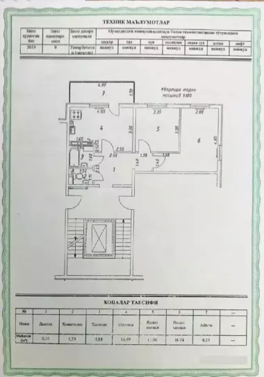 ИПОТЕКА | ПРОДАЁТСЯ | МЕТРО, Янгихаёт район Сергели-5А 2-комнатная квартира 65м²
