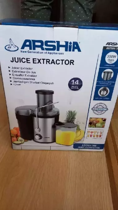 Arshia Dubai соковыжималка в новом состоянии
