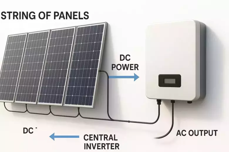 Sifatli quyosh panellari invertorlar va akkumulyatorlar