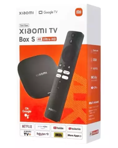 Продаётся новая, запечатанная, с гарантией, ТВ приставка Xiaomi Mi Box S 3nd Gen 4K