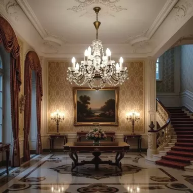 Люстра хрустальная Миконд 12 рожков