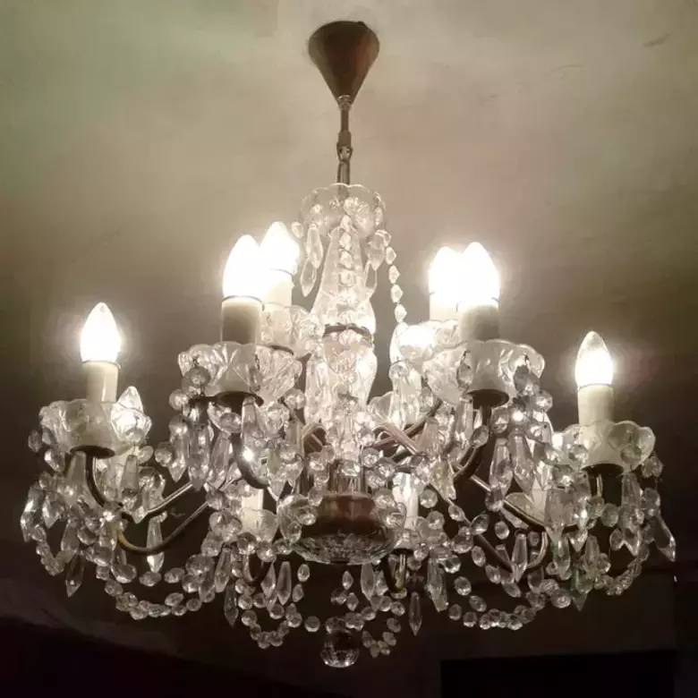 Люстра хрустальная Миконд 12 рожков