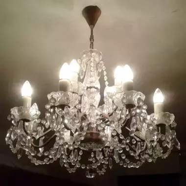 Люстра хрустальная Миконд 12 рожков