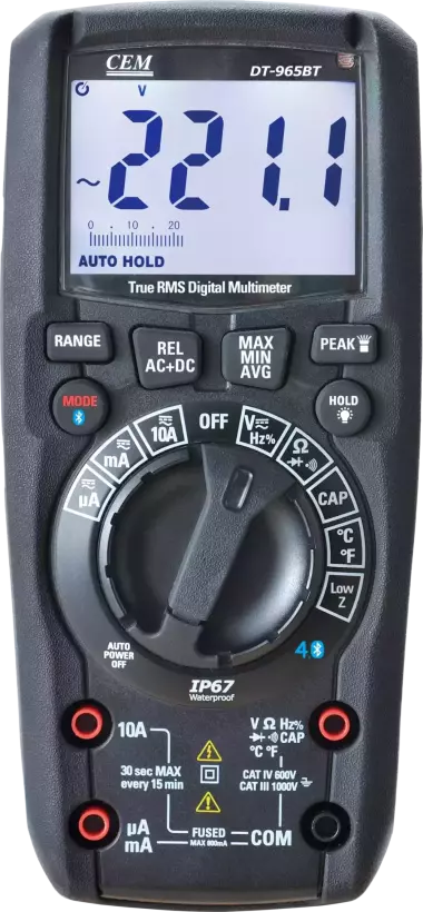 DT-965BT raqamli multimetr