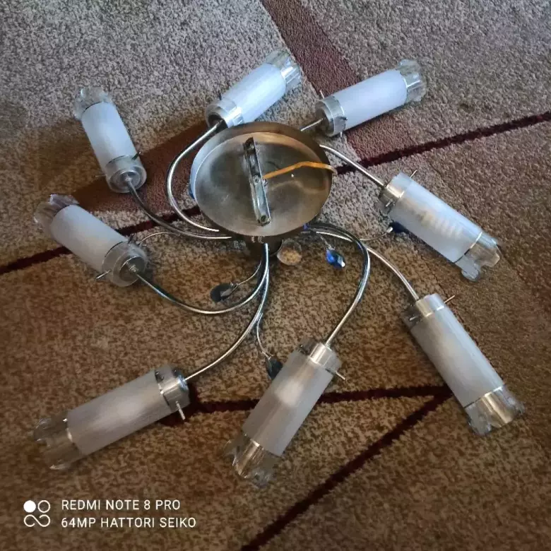 установка ремонт мойка люстр