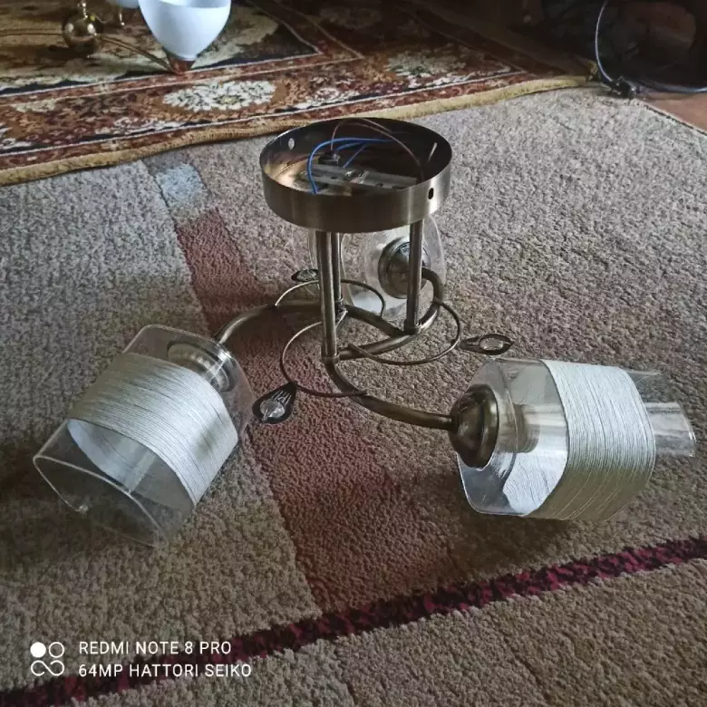 установка ремонт мойка люстр