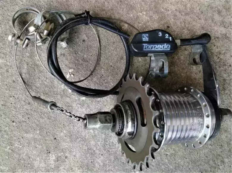 Трехступенчатая втулка Sachs Torpedo с ножным тормозом