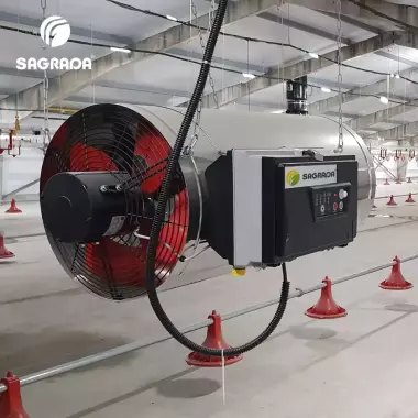 Газовые теплогенераторы для птицефабрик