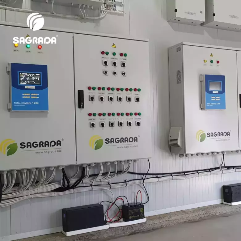 Вентиляционное оборудование с дистанционным управлением для кур-несушек