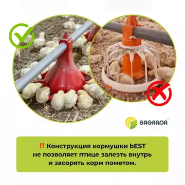 Автоматические кормушки для бройлеров bEST