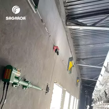 Вентиляционное оборудование с дистанционным управлением для кур-несушек