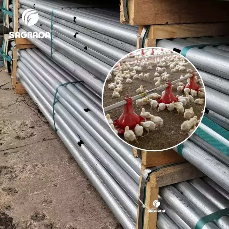 Трубы кормораздачи для бройлеров