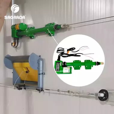 Линейный сервопривод (актуатор) для птицефабрик