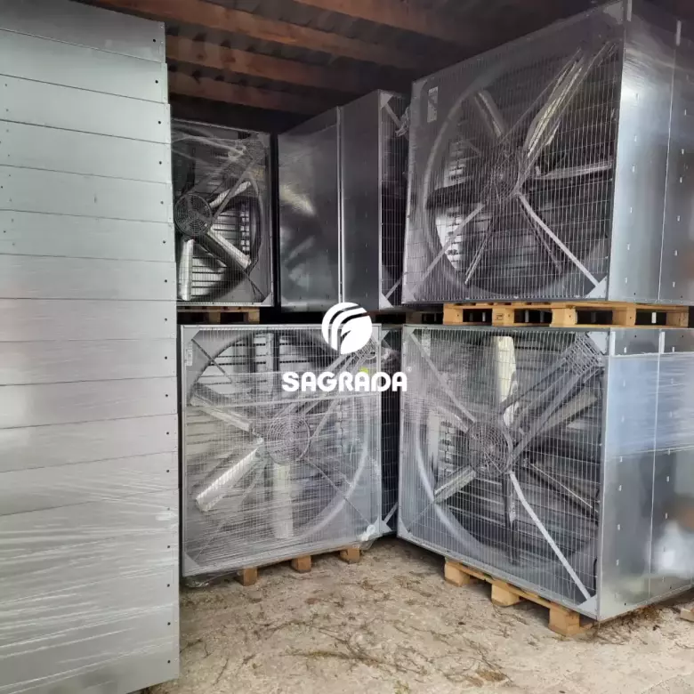 Вытяжные вентиляторы для птичника / Parrandachilik uylari uchun egzoz ventilyatorlari