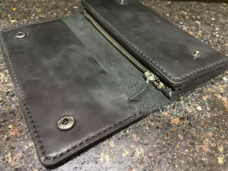 Кожанный лонгер, ручная работа.