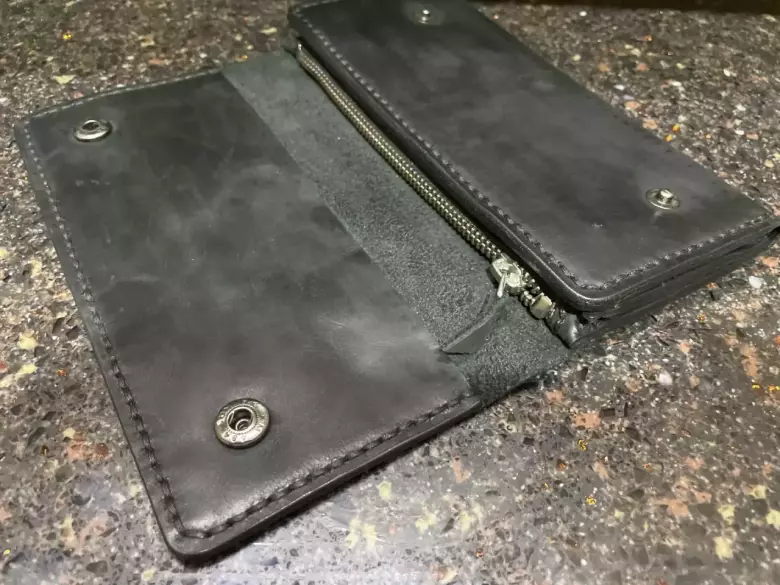 Кожанный лонгер, ручная работа.