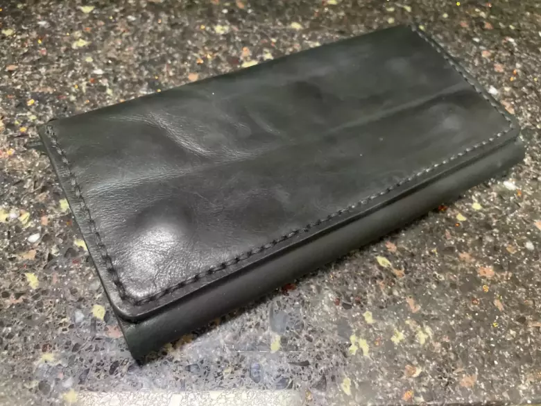 Кожанный лонгер, ручная работа.