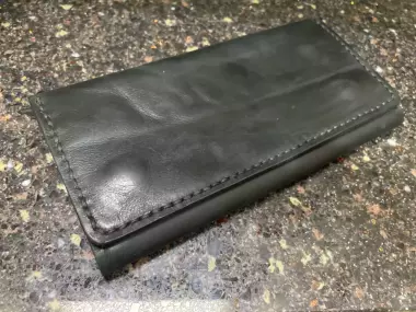 Кожанный лонгер, ручная работа.