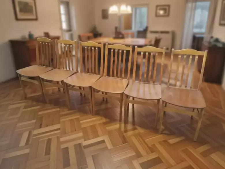 Стол и 6 стульев.Литва.