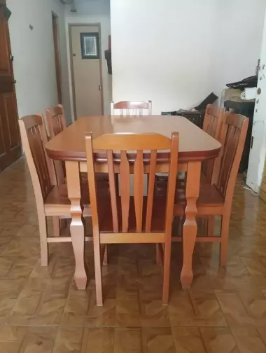 Стол и 6 стульев.Литва.