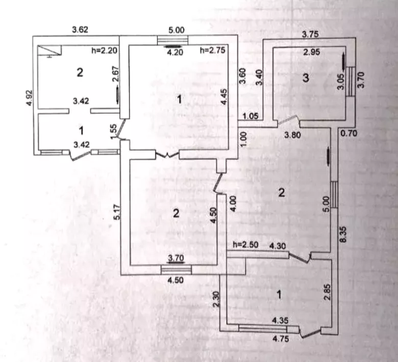 Венгерская продаётся дом 5 комнат 6 соток фасад 16.5м
