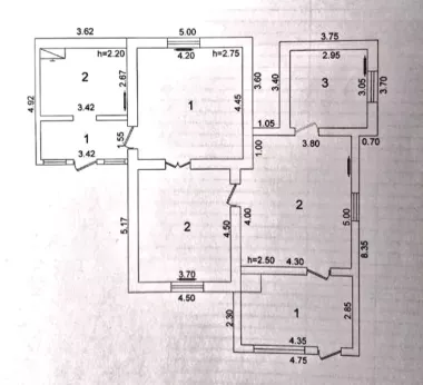 Венгерская продаётся дом 5 комнат 6 соток фасад 16.5м