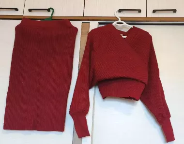 костюмы вязанные качество топ 2 цвета