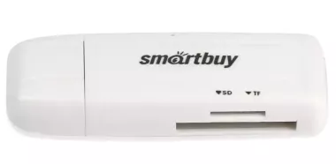 Картридер 705 Smartbuy, USB 3.0 SD/microSD, белый