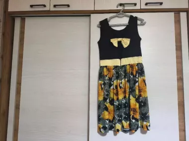 платья с бантом 2 цвета