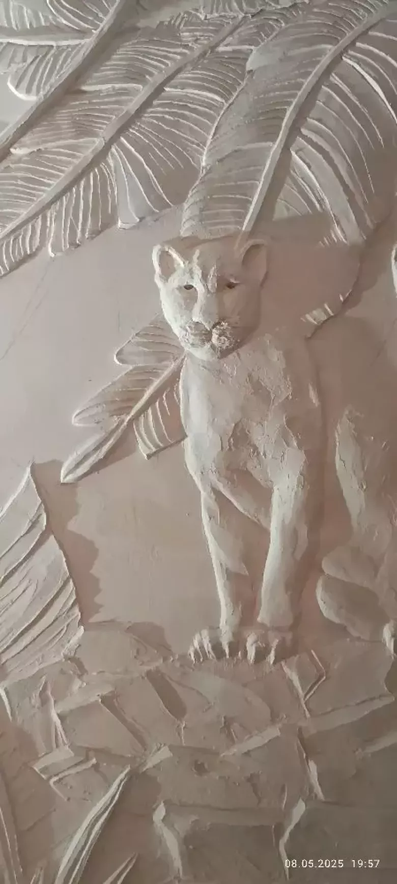 3д, скульптура на стене! Барельеф,роспись!